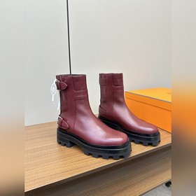 Hermes H Новая модель Hermes Ботильоны на каблуке с застежкой-мол