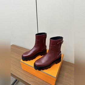 Hermes H Новая модель Hermes Ботильоны на каблуке с застежкой-мол