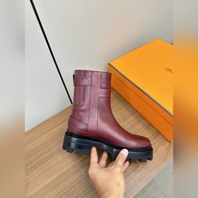 Hermes H Новая модель Hermes Ботильоны на каблуке с застежкой-мол
