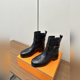 Hermes H Новая модель Hermes Романтичные высокие ботильоны с выши