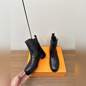 Hermes H Новая модель Hermes Романтичные высокие ботильоны с выши