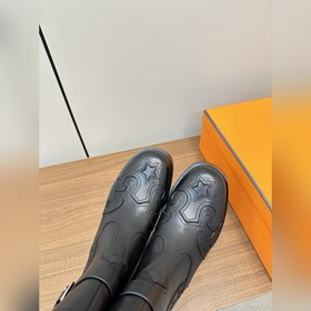 Hermes H Новая модель Hermes Романтичные высокие ботильоны с выши