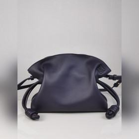 Подлинный мини-сумочка темно-фиолетового цвета Loewe mini 11046s