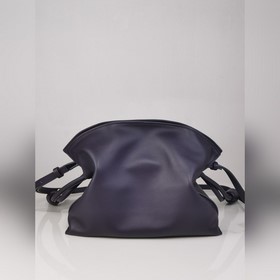Подлинный мини-сумочка темно-фиолетового цвета Loewe mini 11046s