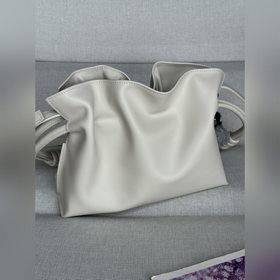 Оригинальная кожа, новое тиснение логотипа, соленая белизна Сумка