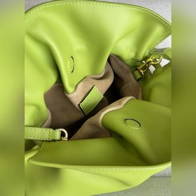 Оригинальная кожа, новое тисненное логотип, зеленый цвет Сумка ко