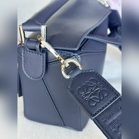 Оригинальная кожа, новый товар 7701, глубокий синий Маленькая сум