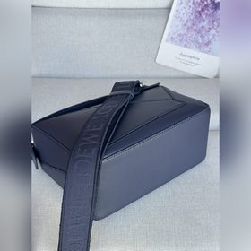 Оригинальная кожа, новый товар 7701, глубокий синий Маленькая сум