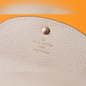 M81445 Портмоне Rosari из кожи Monogram Unplant с тиснением виде