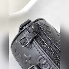 Высококачественная оригинальная сумка M57960 черного цвета с рель