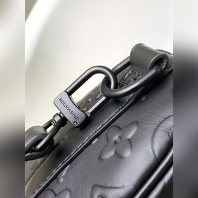 Высококачественная оригинальная сумка M57960 черного цвета с рель