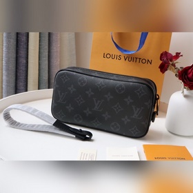 Сумка Pochette Volga M44482 Черный с цветочным узором Элегантная