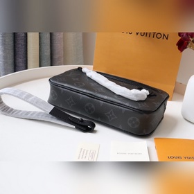 Сумка Pochette Volga M44482 Черный с цветочным узором Элегантная