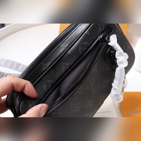 Сумка Pochette Volga M44482 Черный с цветочным узором Элегантная 
