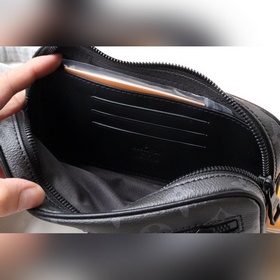Сумка Pochette Volga M44482 Черный с цветочным узором Элегантная 
