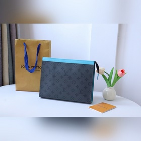 M11466  Средняя сумка Pochette Voyage из ткани Monogram Eclipse