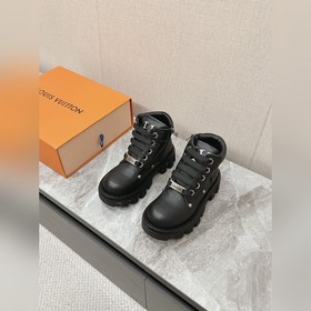 Луи Виттен высокие кожаные ботинки с толстой подошвой для пар, мо