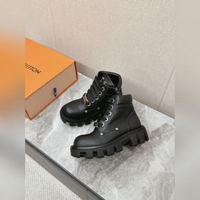 Луи Виттен высокие кожаные ботинки с толстой подошвой для пар, мо