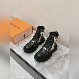 Луи Виттен высокие кожаные ботинки с толстой подошвой для пар, мо