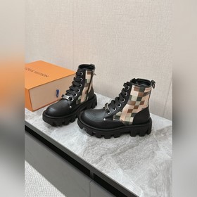 Луи Виттен высокие кожаные ботинки с толстой подошвой для пар, мо