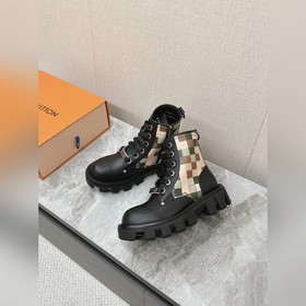 Луи Виттен высокие кожаные ботинки с толстой подошвой для пар, мо
