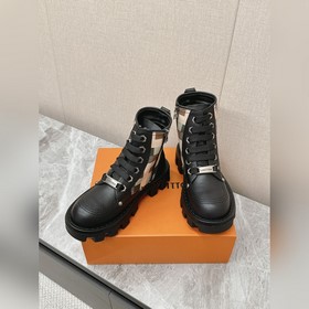 Луи Виттен высокие кожаные ботинки с толстой подошвой для пар, мо