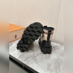 Луи Виттен высокие кожаные ботинки с толстой подошвой для пар, мо