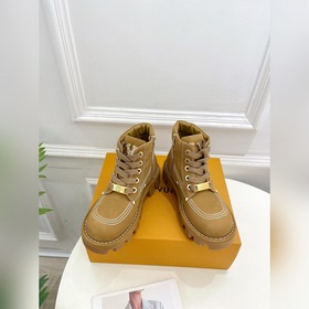 LV Louis Vuitton L-серия Donkey 24ss осень-зима CHECKER серия бот
