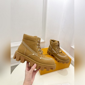 LV Louis Vuitton L-серия Donkey 24ss осень-зима CHECKER серия бот