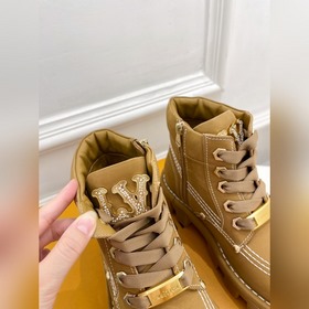 LV Louis Vuitton L-серия Donkey 24ss осень-зима CHECKER серия бот