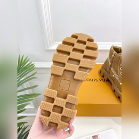 LV Louis Vuitton L-серия Donkey 24ss осень-зима CHECKER серия бот