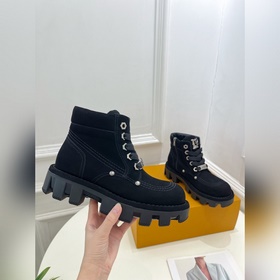 LV Louis Vuitton L-серия Donkey 24ss осень-зима CHECKER серия бот