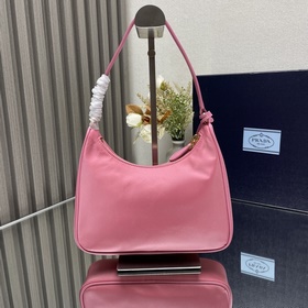 【Высококачественный оригинал】 Новейшая модная сумка Prada с золот