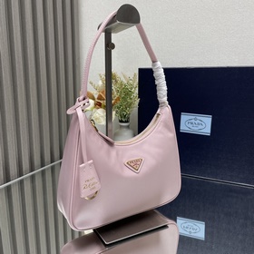 【Высочайшее качество】 Новейшая модная сумка Prada с золотыми мета