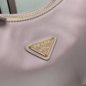 【Высочайшее качество】 Новейшая модная сумка Prada с золотыми мета
