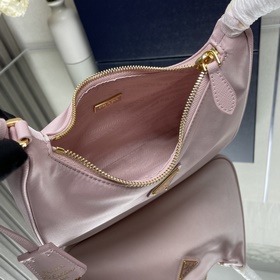 【Высочайшее качество】 Новейшая модная сумка Prada с золотыми мета