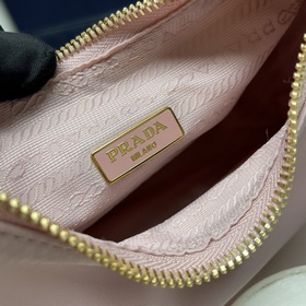 【Высочайшее качество】 Новейшая модная сумка Prada с золотыми мета