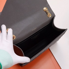 [Эксклюзивные фотографии] Высококачественная кожа Envelope# черно