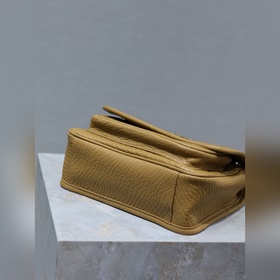 Подлинный niki_22cm, землисто-желтый с золотой пряжкой Просто нев
