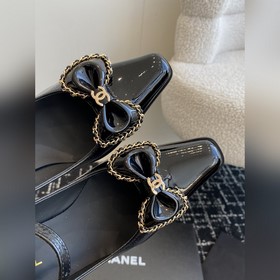 Chanel 24 новинка, туфли с квадратным носком, тонким каблуком и б