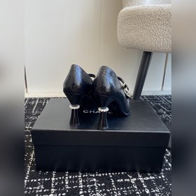 Chanel 24 новинка, туфли с квадратным носком, тонким каблуком и б