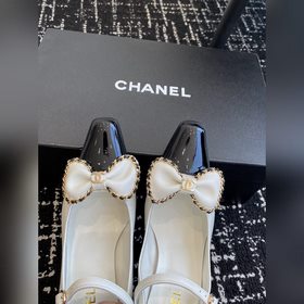 Chanel 24 новинка, туфли с квадратным носком, тонким каблуком и б