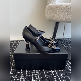 Chanel 24 новинка, туфли с квадратным носком, тонким каблуком и б