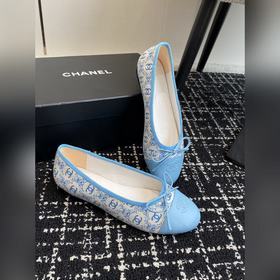 Chanel 24ss балетки, изготовленные по оригинальному лекалу, с кла