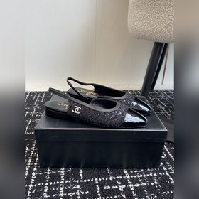 chanel 24ss Chanel Mary Jane сандалии с открытой пяткой из коллек