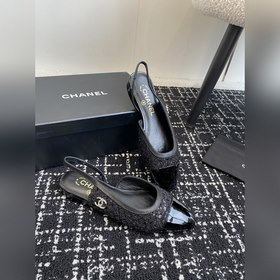 chanel 24ss Chanel Mary Jane сандалии с открытой пяткой из коллек