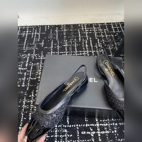 chanel 24ss Chanel Mary Jane сандалии с открытой пяткой из коллек