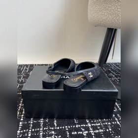 chanel 24ss Chanel Mary Jane сандалии с открытой пяткой из коллек