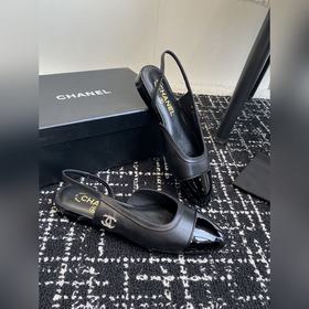 chanel 24ss Chanel Mary Jane сандалии с открытой пяткой из коллек