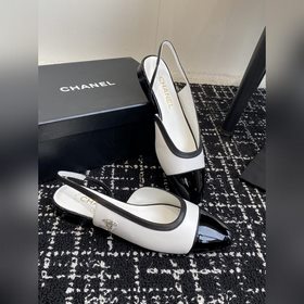 chanel 24ss Chanel Mary Jane сандалии с открытой пяткой из коллек